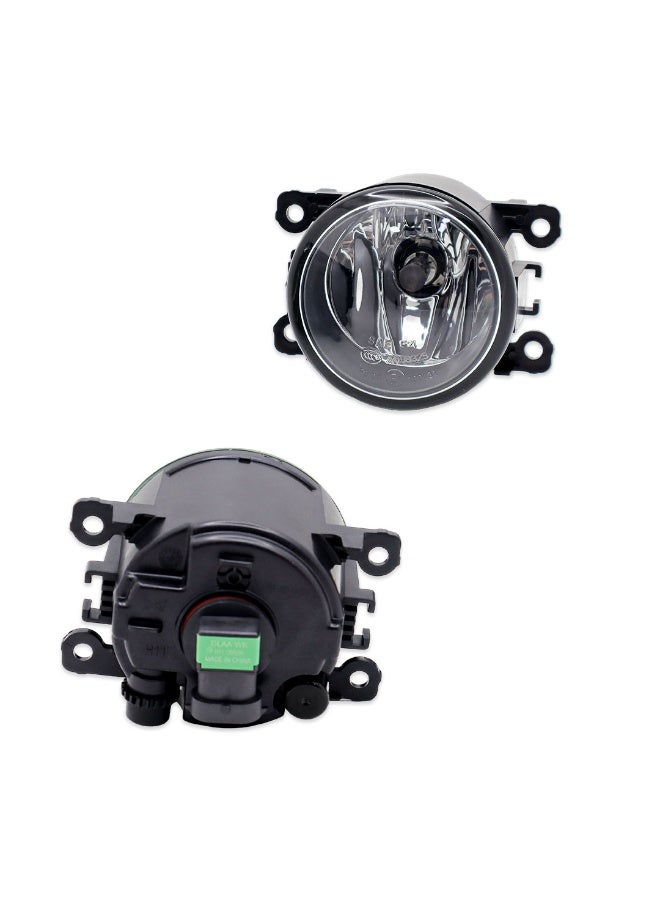DLAA Pack of 2 Front Halogen Fog Lamp with Chrome Rim Black Cover & Wires Suitable for Caprice 2010 | 1 Year International Warranty - Image 5